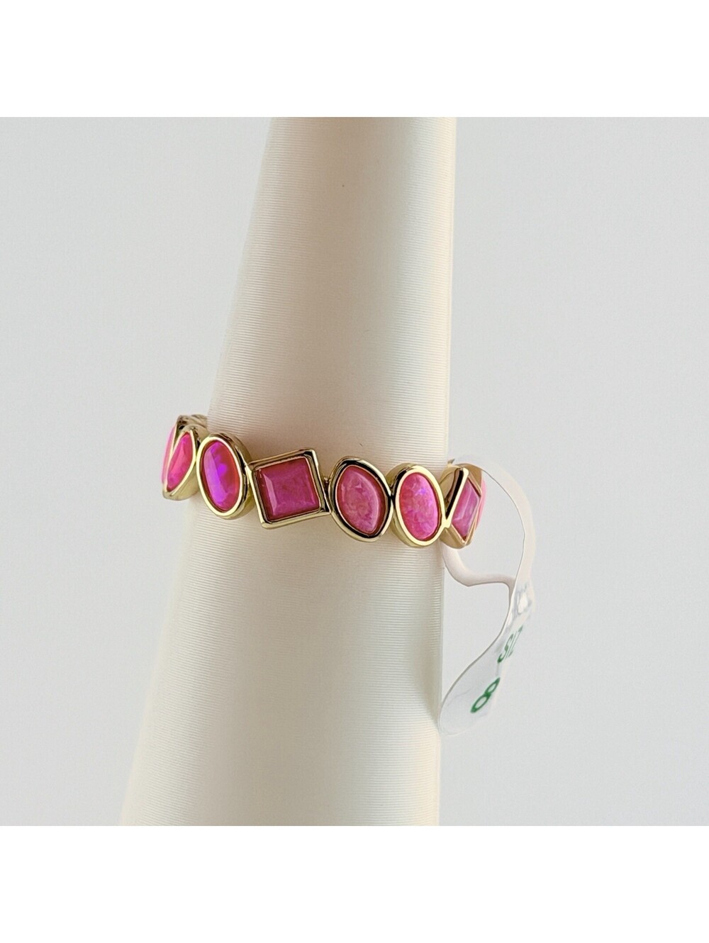 Bomb Party October 2026 Sz 8 "Portofino Muse" Pink Fire Opal on Yellow Gold